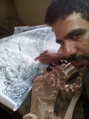 محمد شعراوي متخصص باعمال الديكور بدمياط